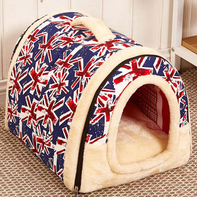 Detachable animal lit pour chiens et chats, chaud Autumn et hiver Sleeping tapis
