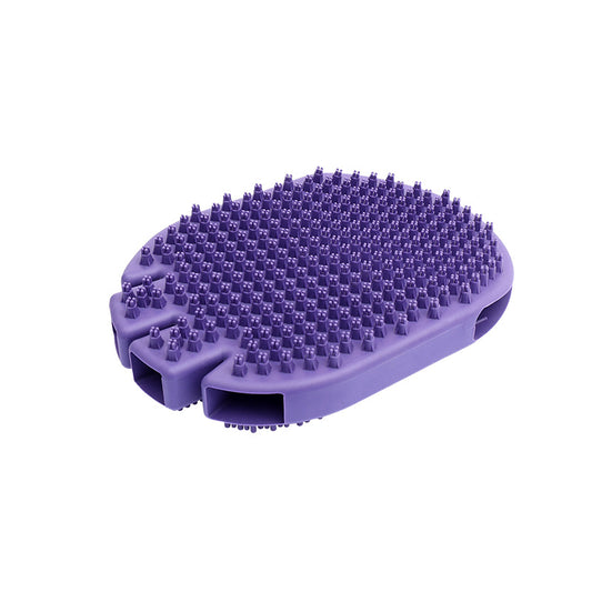 Pet Grooming Gloves – Hair Removal & Bath Massage Mitt for Dogs & Cats