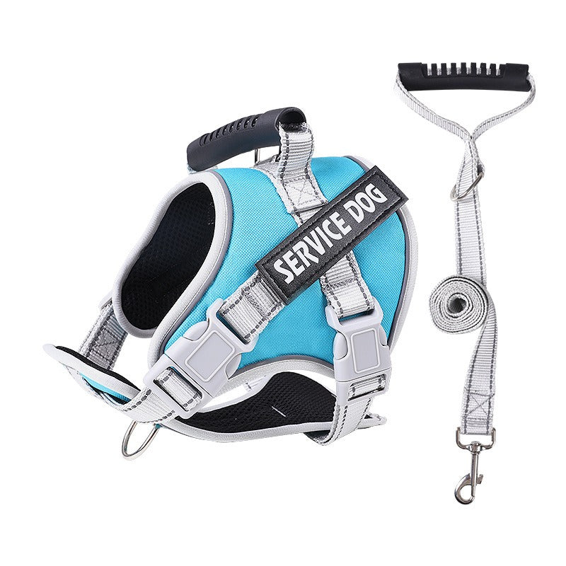 Nova coleira para animais de estimação, correia peitoral para cães, corrente para cães, corda, artigos para animais de estimação de grande porte