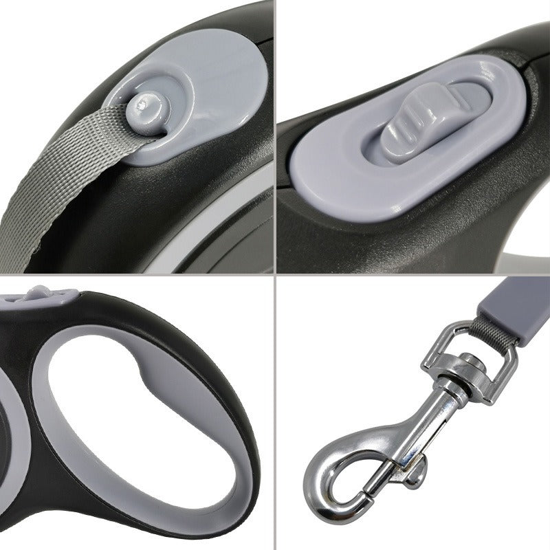 Trela Extensível Automática para Cães de Porte Médio e Grande