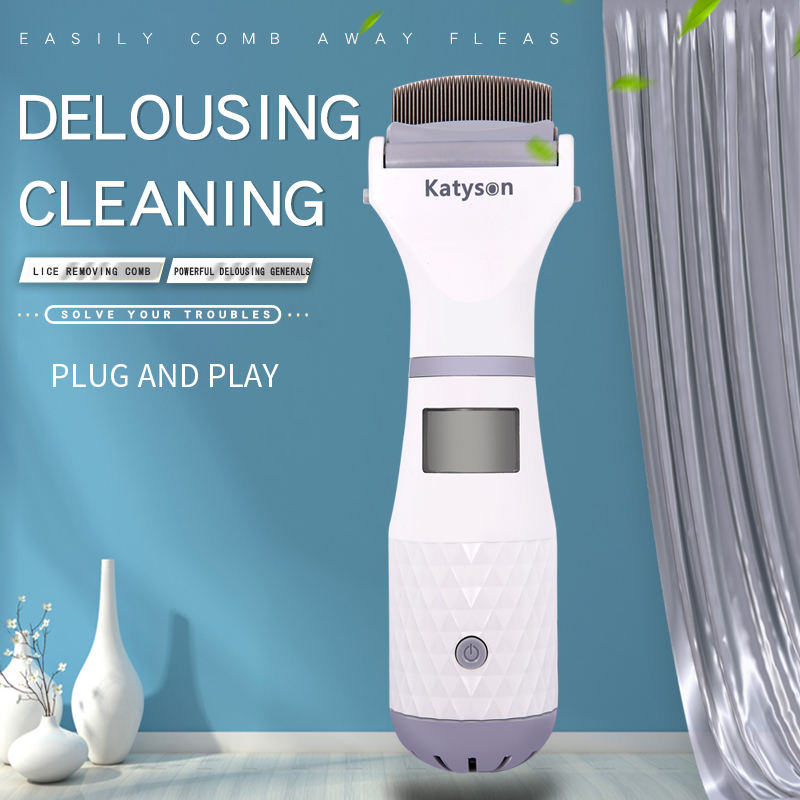 Pet Electric Flea Comb Lice Catcher Hair Cleaner Lice Catcher Pet Lice Comb Lice Remover