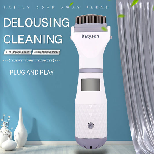 Pet Electric Flea Comb Lice Catcher Hair Cleaner Lice Catcher Pet Lice Comb Lice Remover