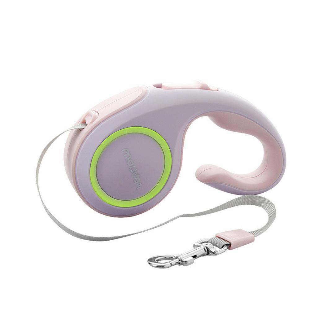 Trela Retrátil Automática de 3m para Cães e Gatos, Guia de Tração para Passeio de Animais de Estimação