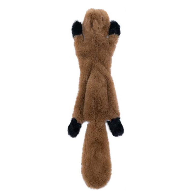 Pet Supplies Dog Simulation Animal Leather Shell Toy 45cm Pet Sound Plush Toy