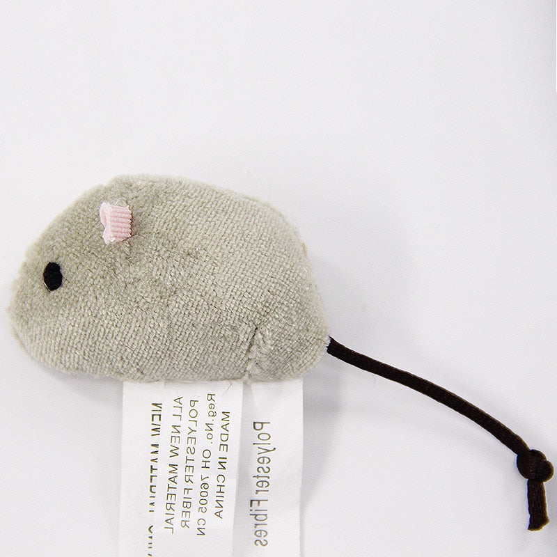 Brinquedos de Gato Rato de Peluche (Pack de 3) para Brincadeira Interativa e Treino