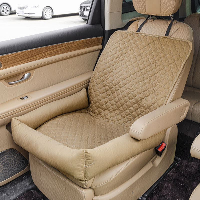 Capa impermeável para cadeira auto para animais de estimação – Cama de viagem anti-sujidade para animais de estimação de pequeno e médio porte.