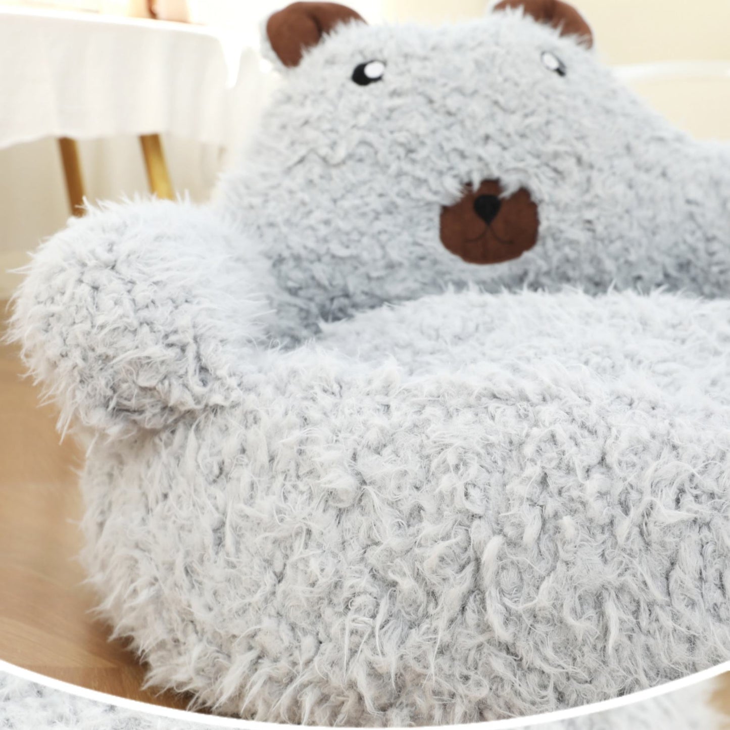 Alpaca Cat & Dog Bed – Soft Winter Nest with Non-Slip Bottom