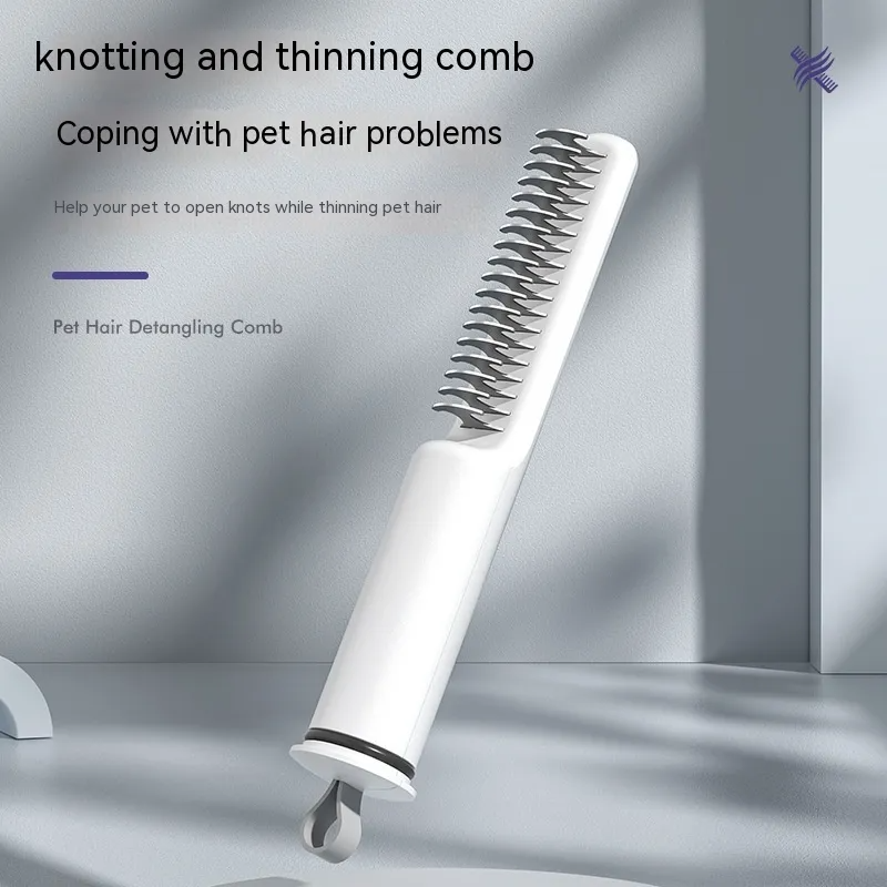 3-in-1 Pet Hair Comb – Unknotting & Grooming Device for Cats & Dogs