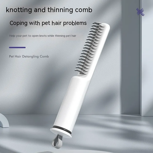 3-in-1 Pet Hair Comb – Unknotting & Grooming Device for Cats & Dogs