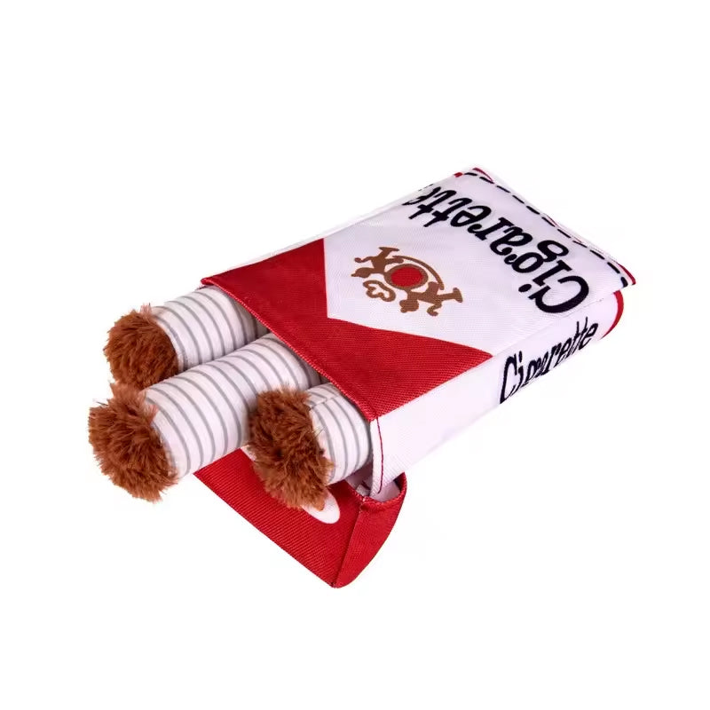 Cigar-Shaped Plush chien jouet pour Chewing, Teething et interactif Play