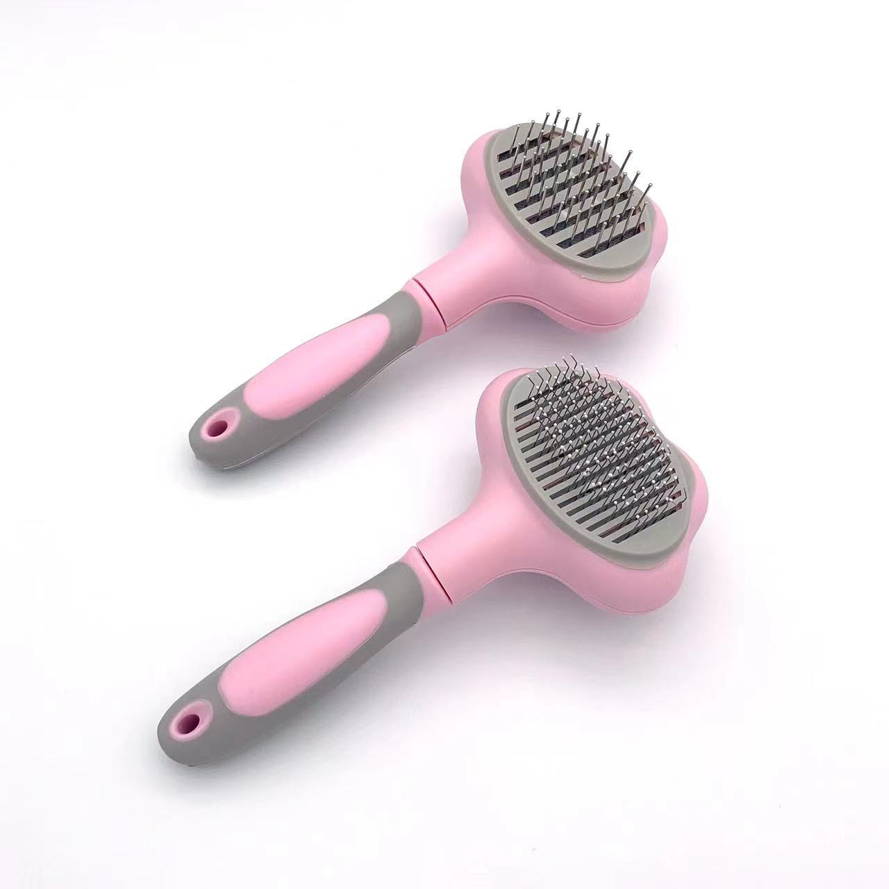 Escova para Animais de Estimação para Cães e Gatos, Massajador para Remover Pelo e Desembaraçar Nós
