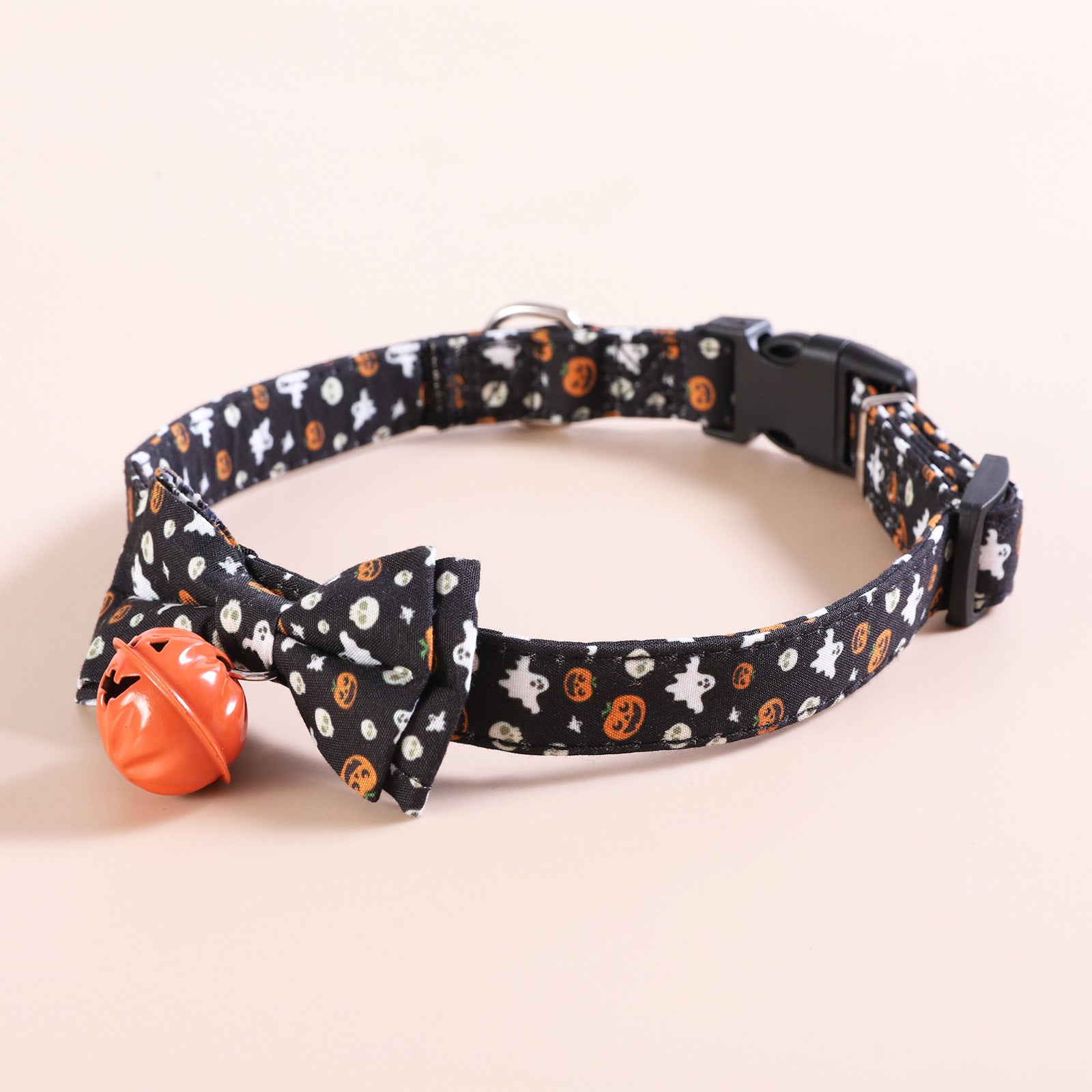 Halloween Pumpkin Bell animal collier, Festive chien et chat collier avec Smiley Charm