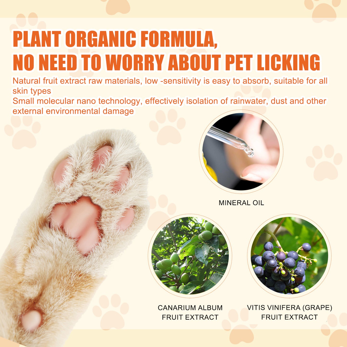 Universal Pet Paw Moisturizing Cream – Foot Care for Cats and Dogs, Cracked Paw Pad Treatment