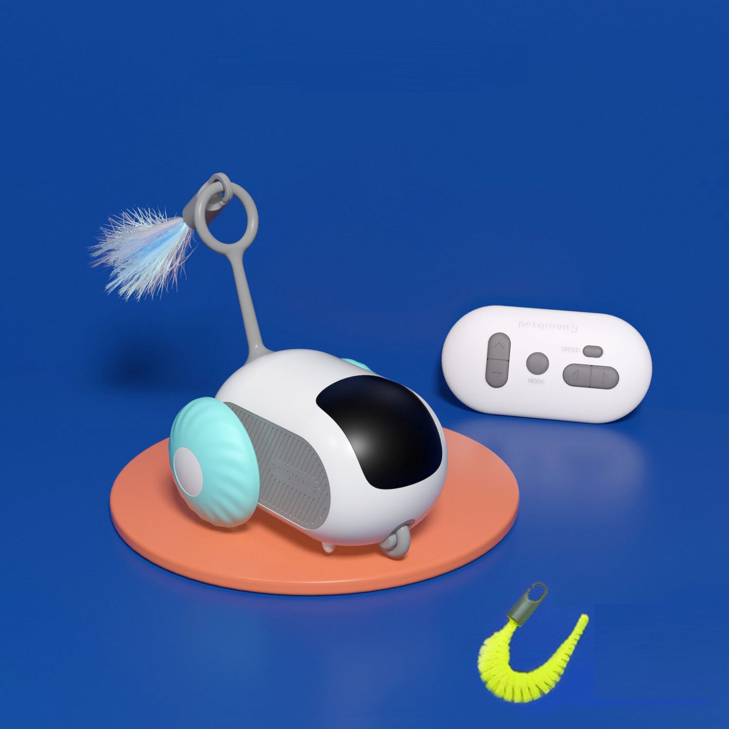 Remote Control Electric Cat Toy – Smart Interactive Pet Car & Teaser Stick