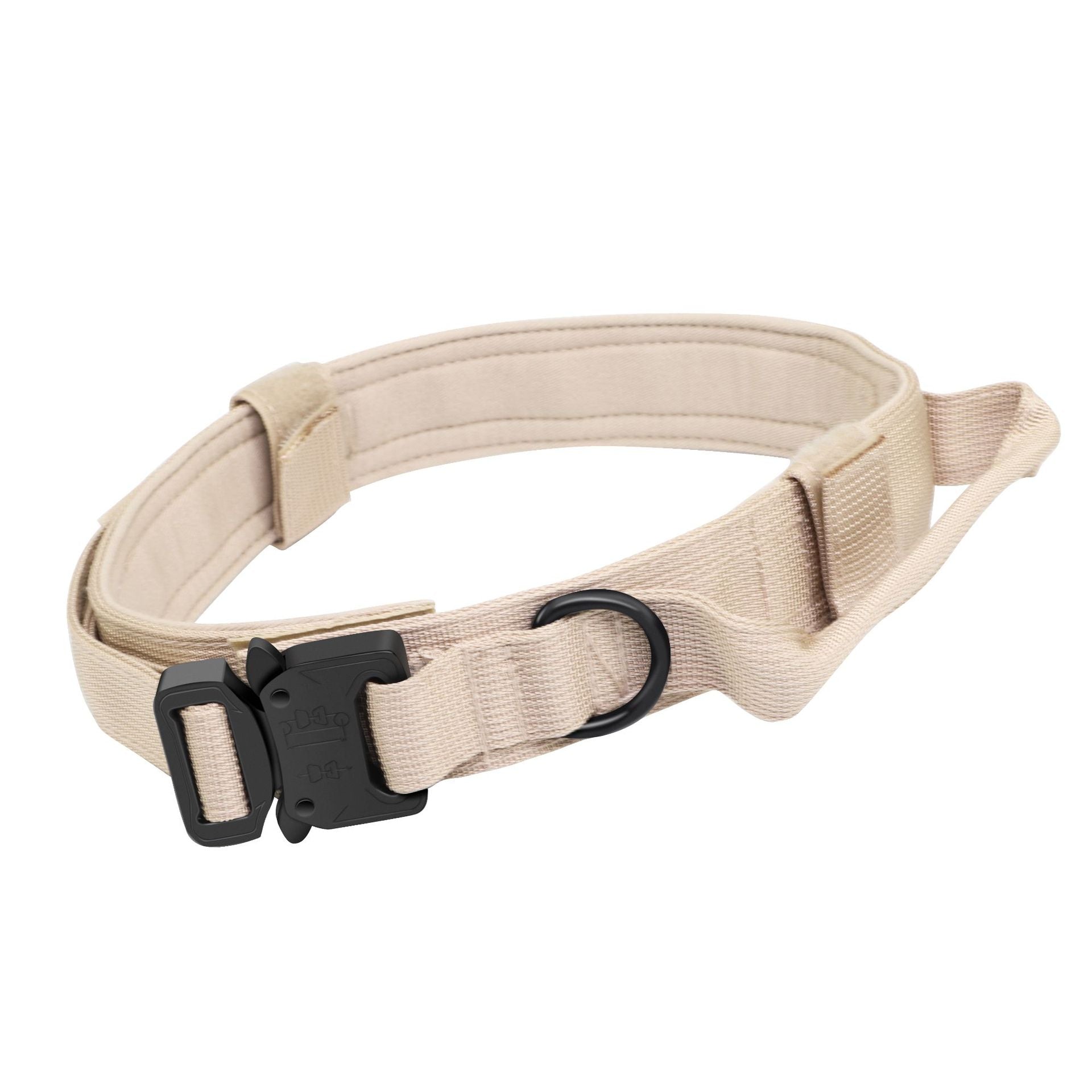 Conjunto Tático de Coleira e Trela para Cães, Equipamento de Treino e Passeio ao Ar Livre para Cães