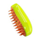 Banana-Shaped Pet Grooming Brush – Steamy Hair Removal Tool for Cats & Dogs