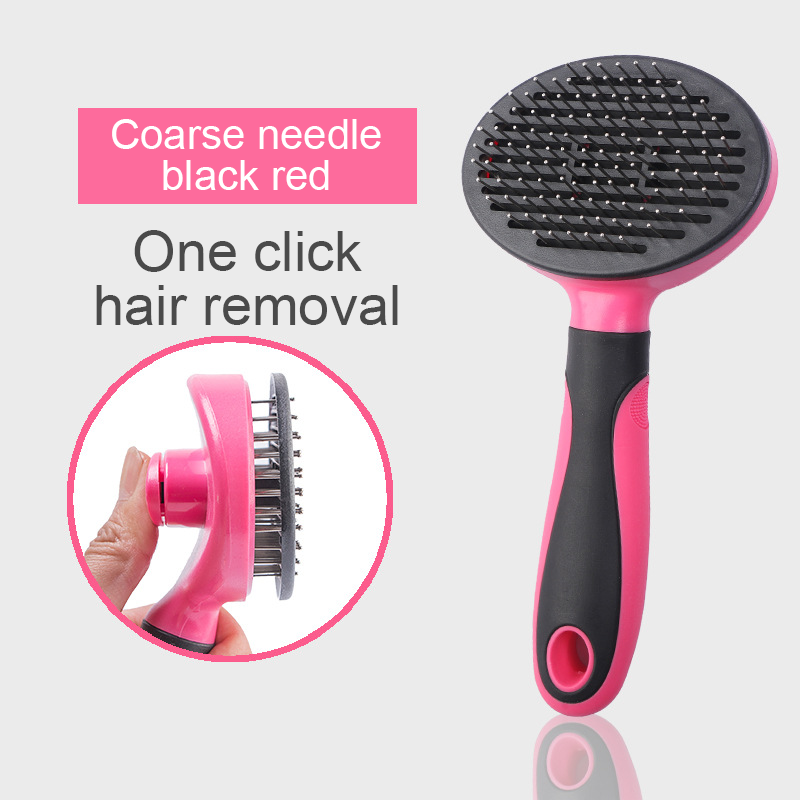 Escova Slicker de Pelo para Cães e Gatos, Pente para Pelo Longo de Cachorros