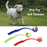 Interactive Dog Ball Launcher Toy for Outdoor Fetch and Training
