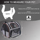 Bolsa de transporte dobrável para cães – Bolsa de viagem multifuncional para gatos e cães de porte pequeno.
