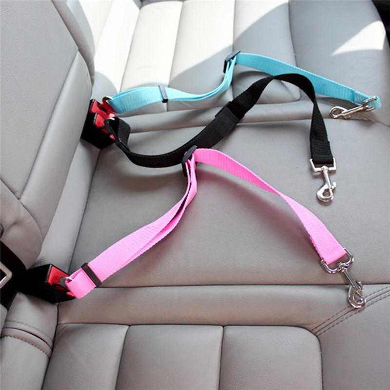 Nylon Pet Seat Leash – Safety Lead for Dogs & Cats in Cars