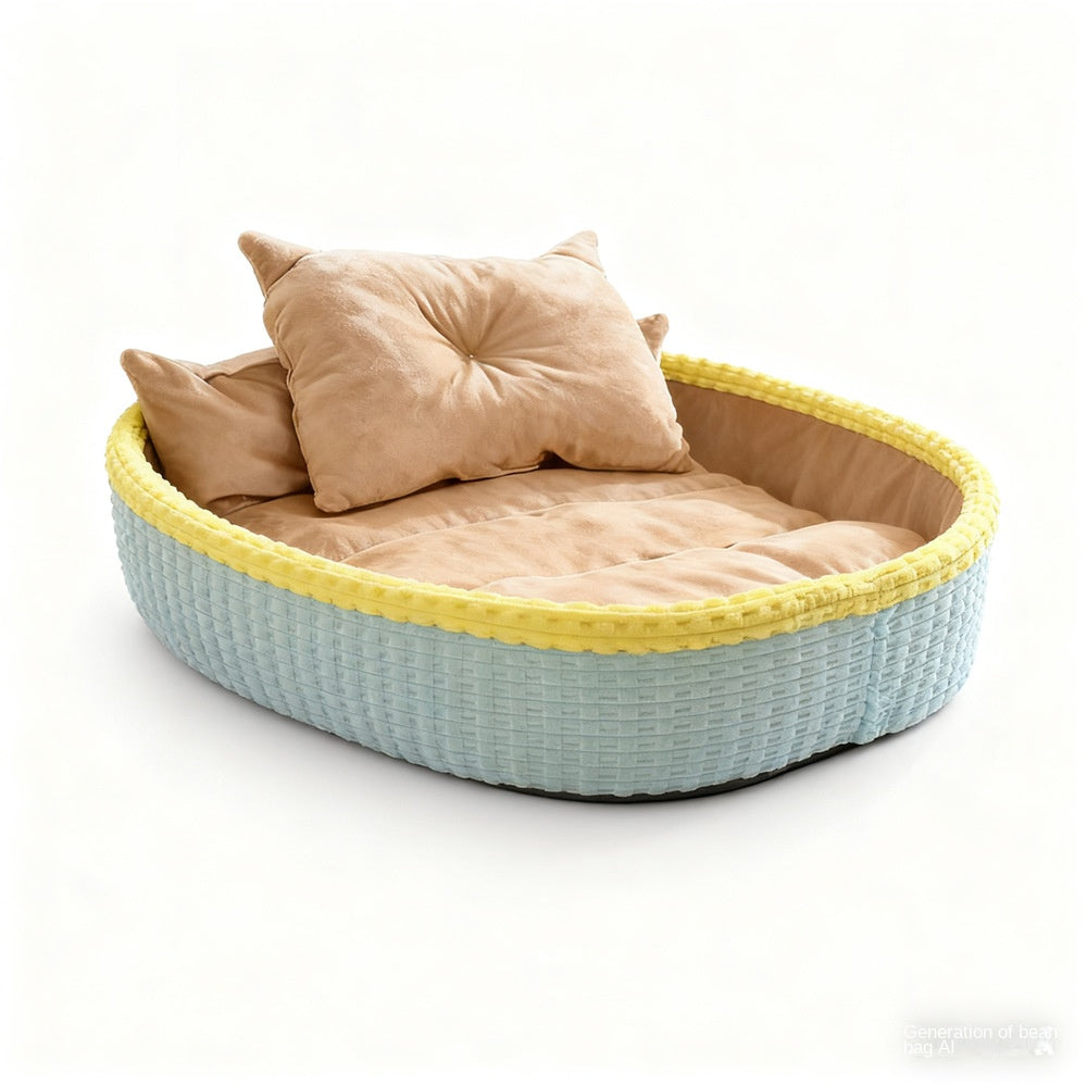 Cama Semi-Fechada para Cães e Gatos