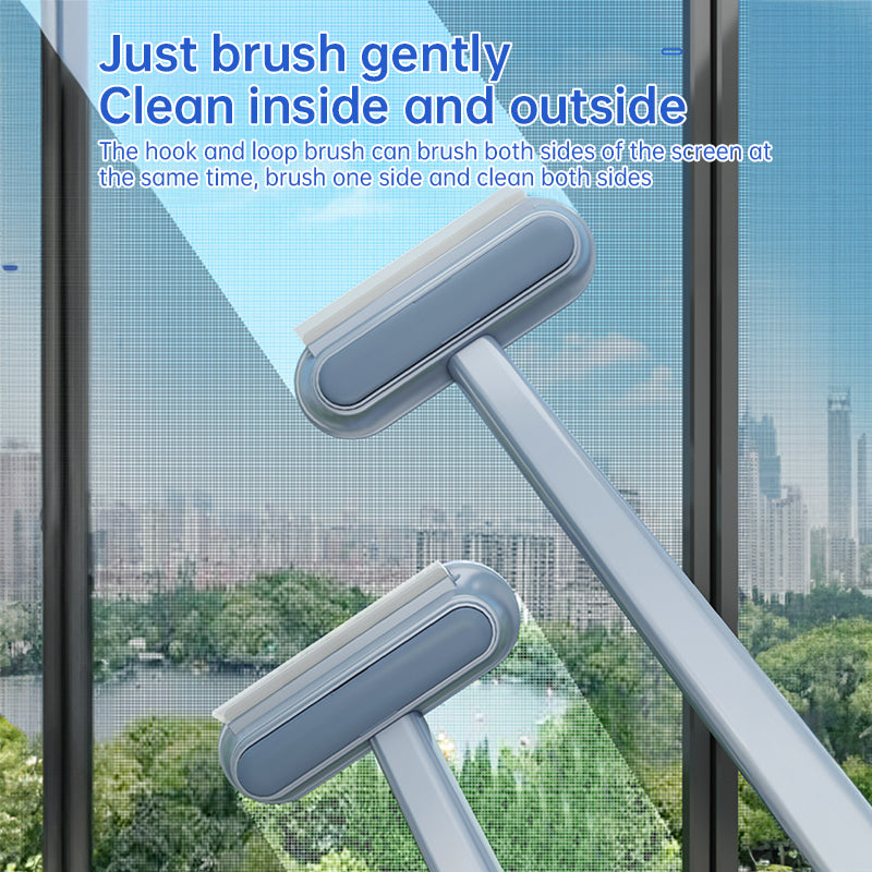 3-in-1 Pet Hair Remover Brush – Long Handle Tool for Windows & Pet Fur