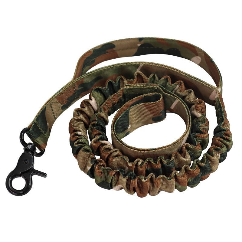 Conjunto Tático de Coleira e Trela para Cães, Equipamento de Treino e Passeio ao Ar Livre para Cães