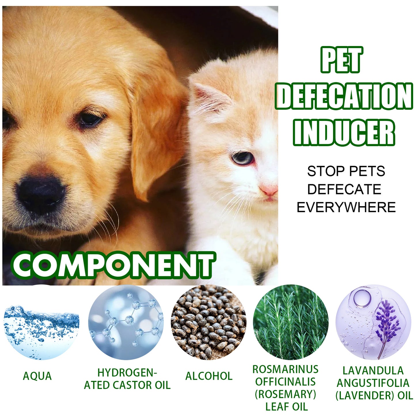 Pet Toilet Training Aid – Location-Based Defecation Inducers for Dog and Cat Training