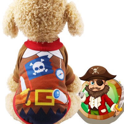 Fantasia de Halloween para Cães e Gatos, Roupa Divertida