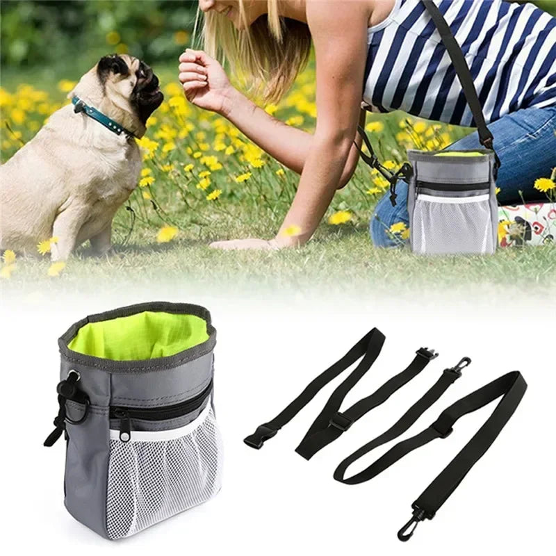 Bolsa para snacks de treino canino – Bolsa de cintura multifuncional para snacks e alimentos 