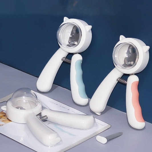 Pet Nail Clipper Stainless Steel Splash-proof Cat Nail Clipper Cleaning Grooming Pet Nail Clipper