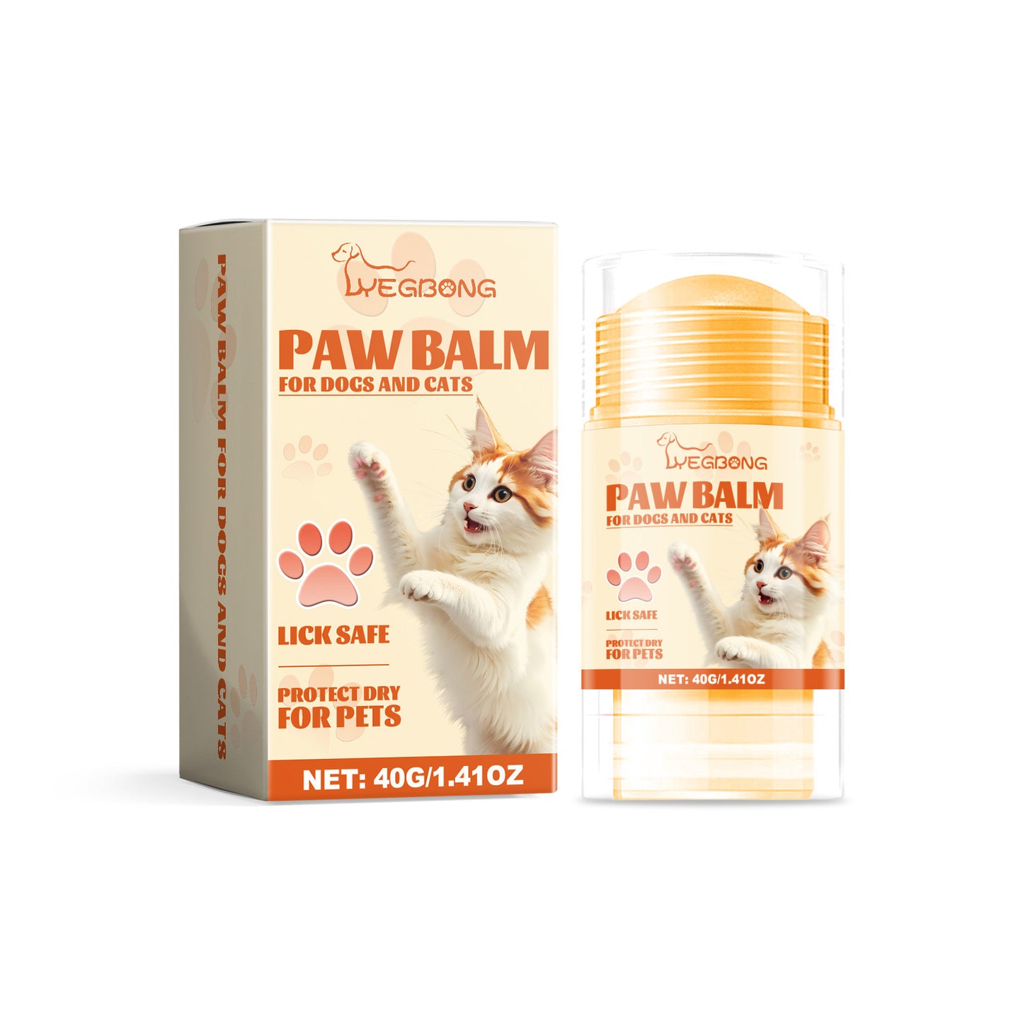 Pet Paw Care Balm Stick – Moisturizing Paw Protector Against Cracks