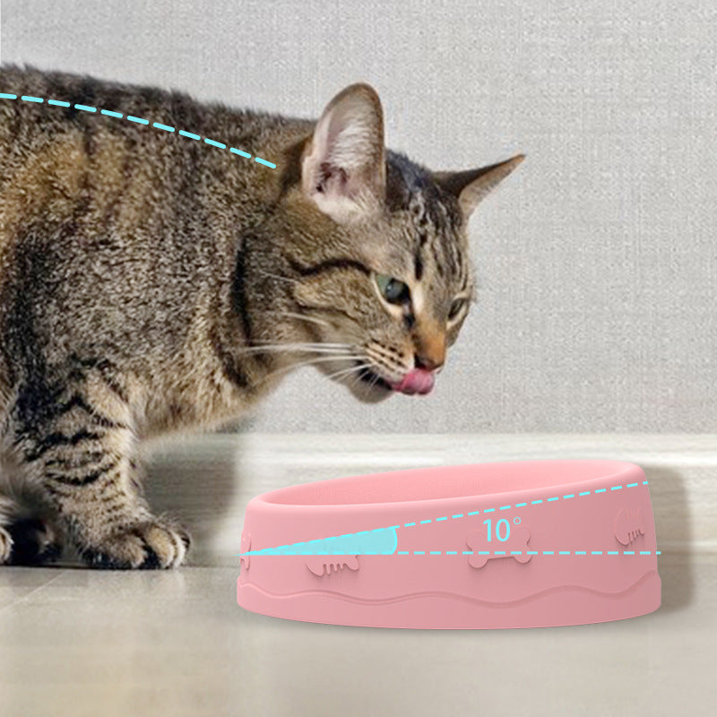 Tigela Portátil de Silicone para Animais de Estimação de Alimentação Lenta, Comedouro e Bebedouro 2 em 1