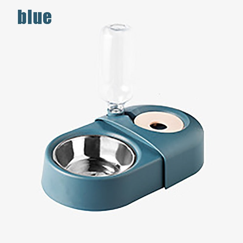 Tigela automática para Animais de Estimação com Saída de Água, Comedouro Anti-Derrame para Cães e Gatos