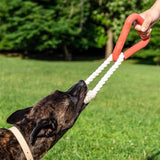 TPR Triangle Tug Toy for Dogs, Interactive Chew and Training Toy