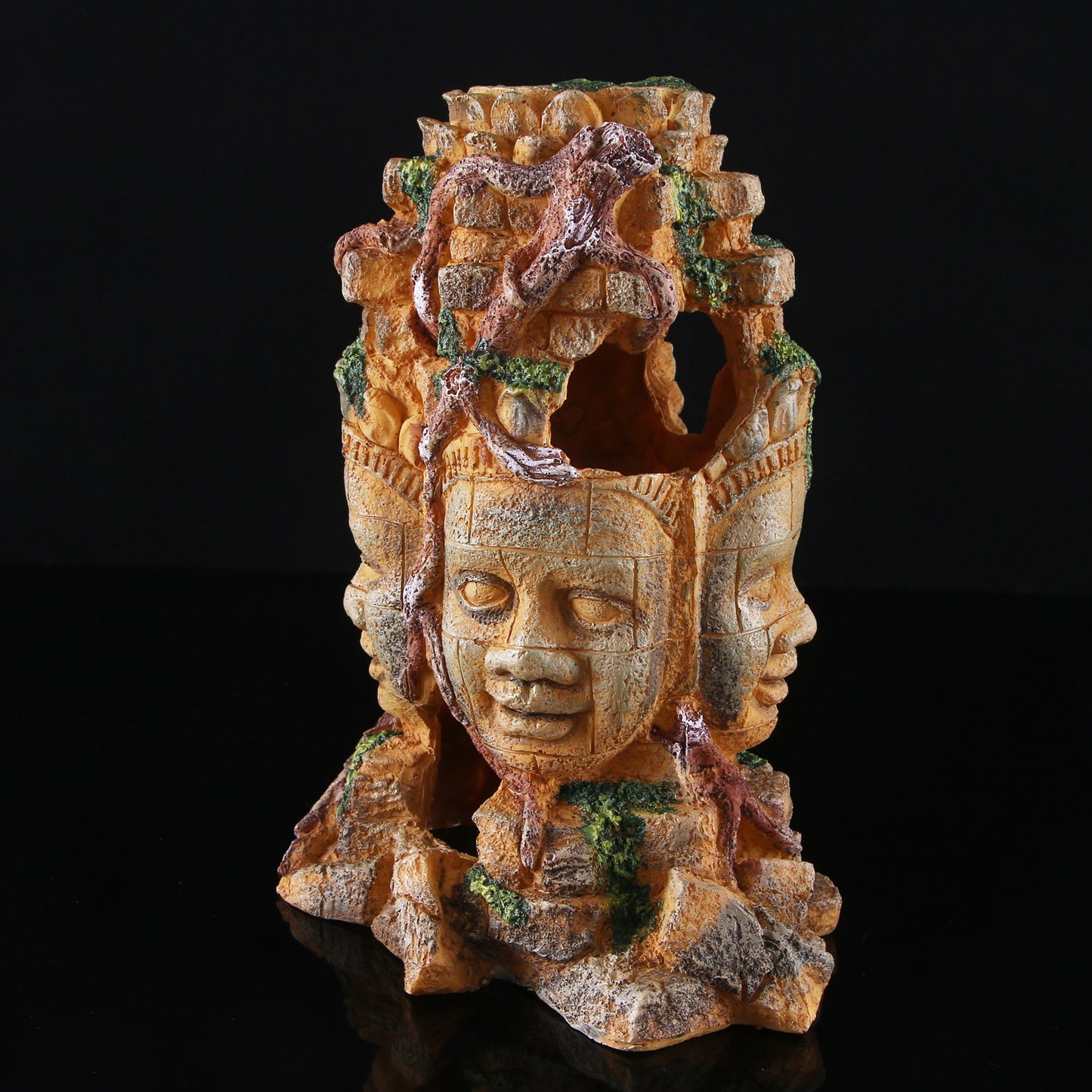 Crocodile resin skull reptile fish tank aquarium landscape decoration ornaments