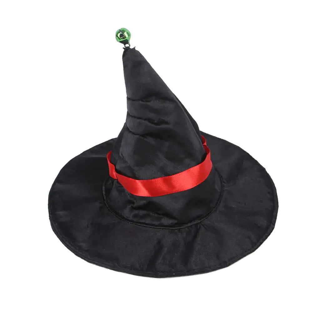 Conjunto de Capa e Chapéu de Halloween para Cães e Gatos, Disfarce de Cosplay