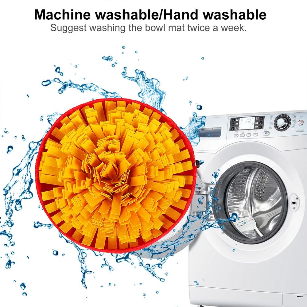 Dog Sniffing Training Mat – Washable Puzzle Blanket for Mental Stimulation